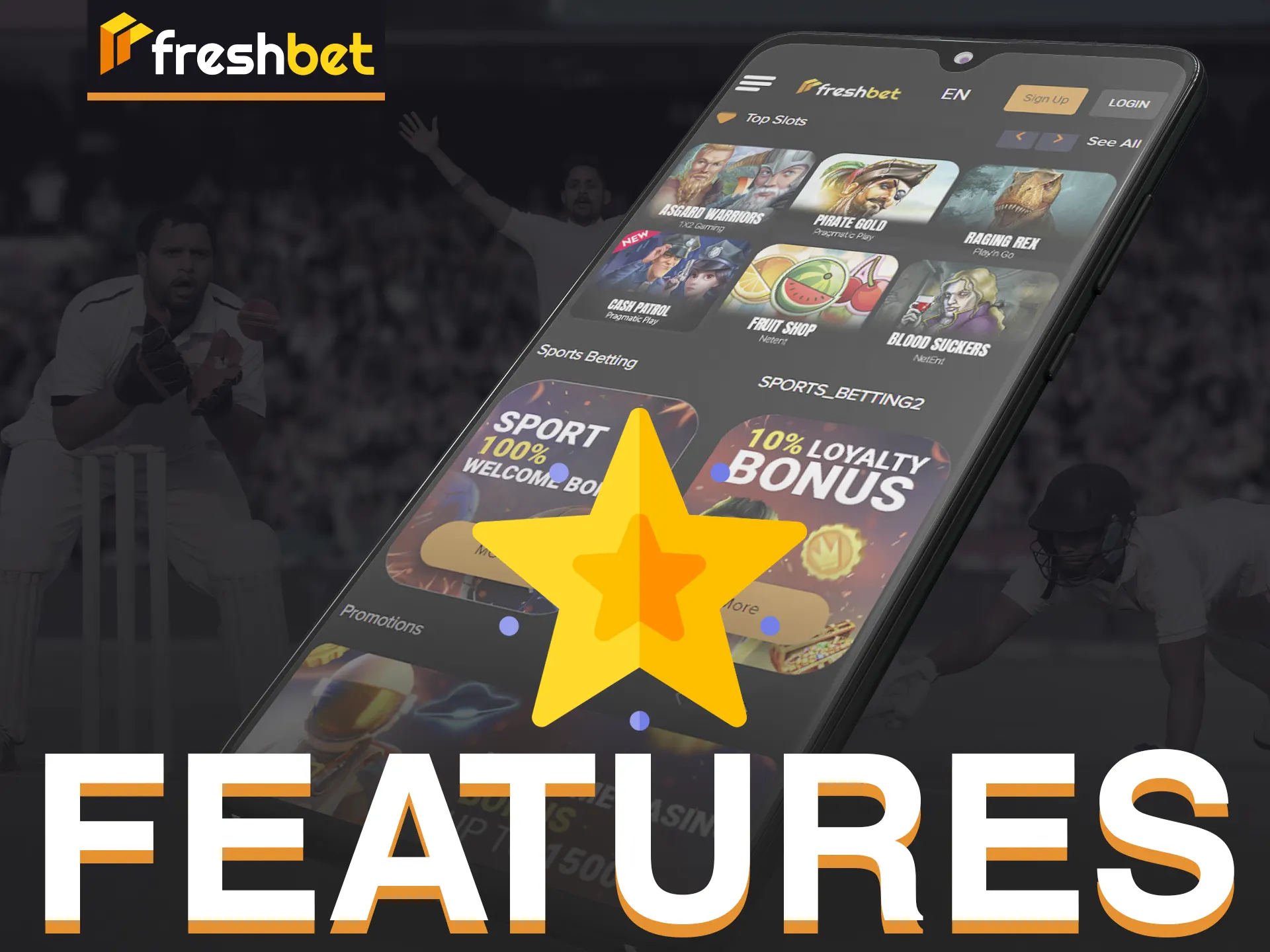 FreshBet app's unique features will surprise customers upon market release. Stay tuned for details.