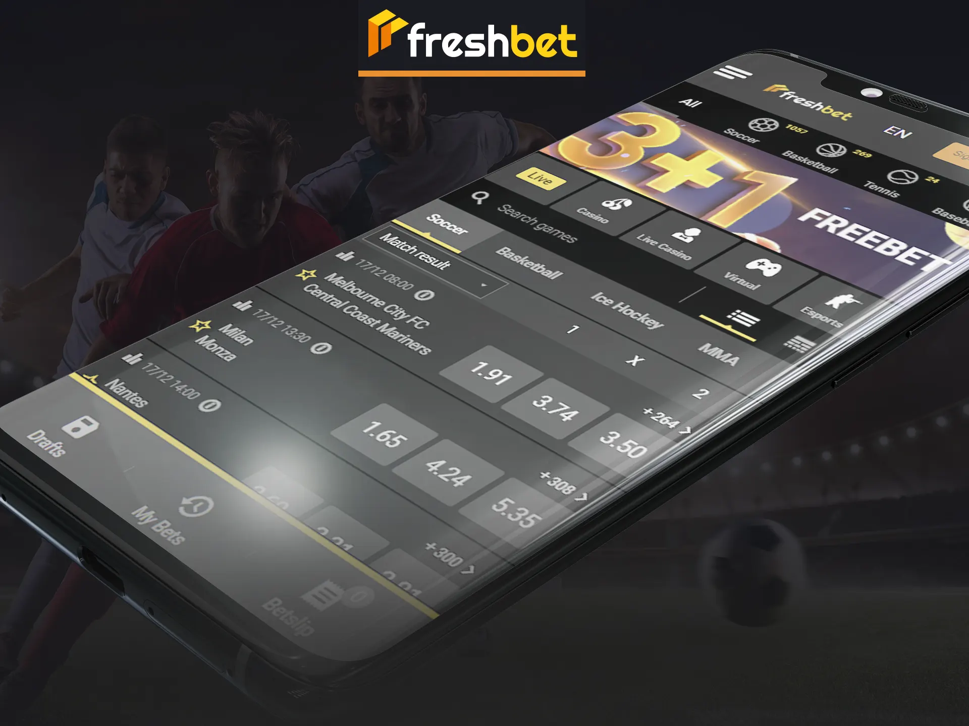 Have a seamless experience for betting and gambling with Freshbet mobile website.