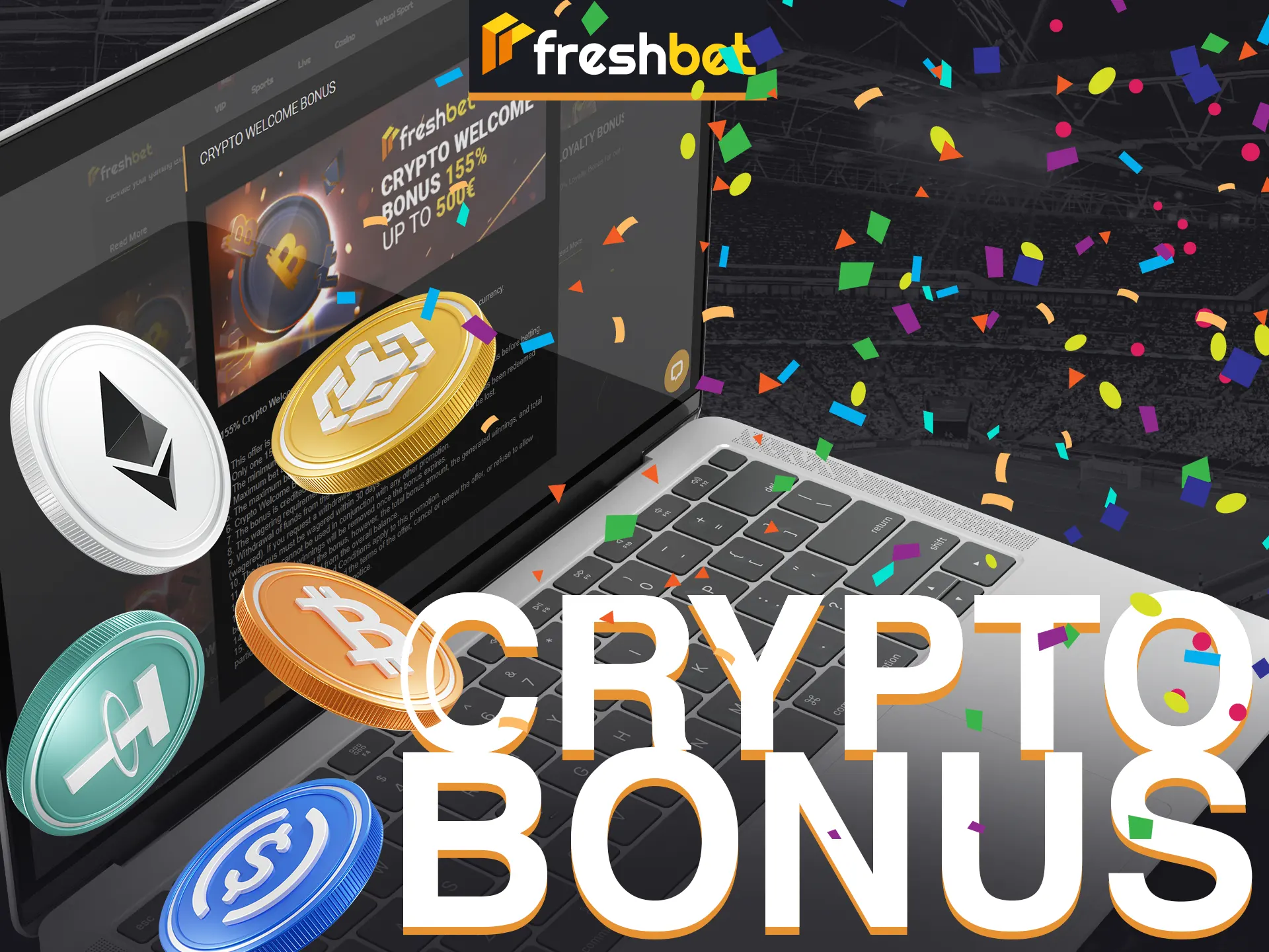 Crypto users, claim a generous welcome bonus at FreshBet.