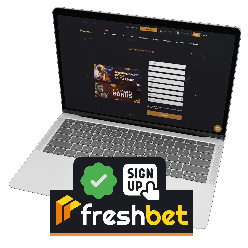 Join FreshBet for sports and casino fun, with huge welcome bonus.